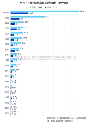 2020储能装机__2025年新型储能装机规模